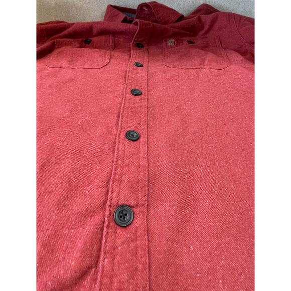 Coleman Shirt Men’s Size Large Red Flannel Button Down Outdoor Camping Casual - Picture 12 of 12